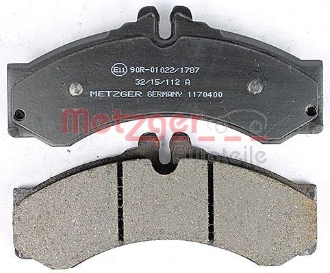 METZGER 1170400 GREENPARTS Bremsbelagsatz, Scheibenbremse
